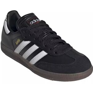 Gently Used Adidas Kids' Black Samba-Size 4.5Y